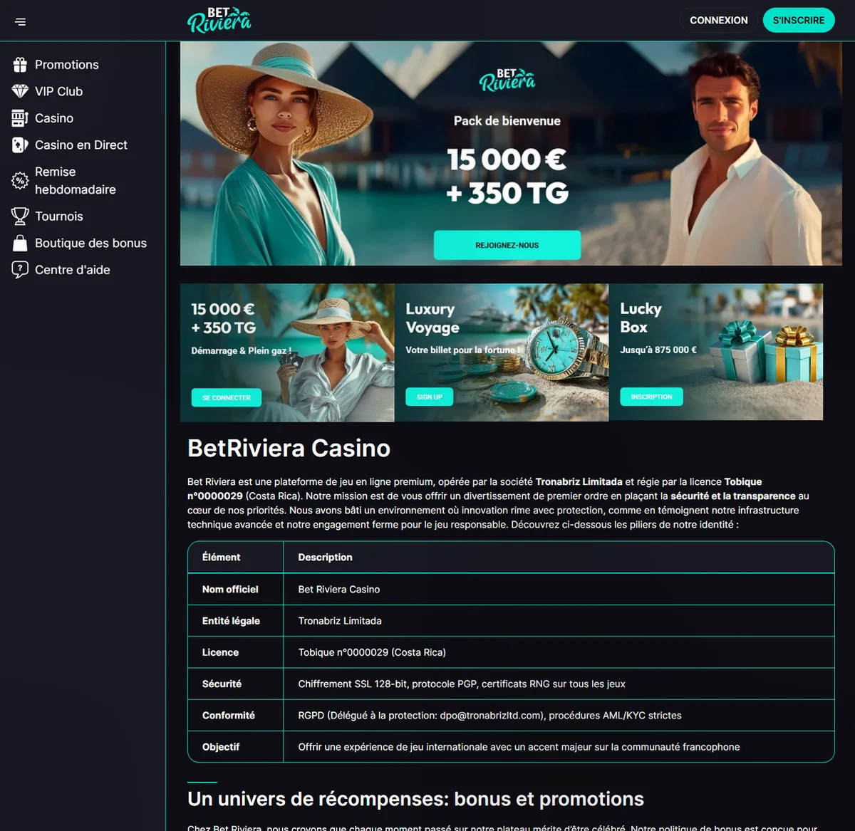 Bet Riviera Casino